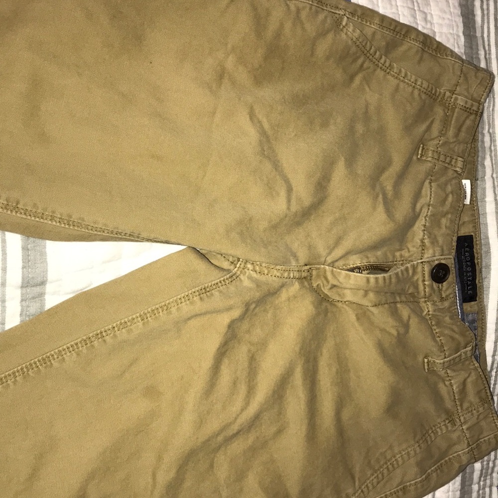 Aeropostale Slim Straight Khaki Pants